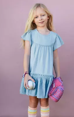 NWT Girls Matilda Jane Dream Chasers Blue Oh Joy Dress Size 12 NWT • $50.95