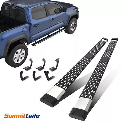 5  Side Step Nerf Bar Running Boards Set For 2005-2022 Tacoma Double Crew Cab • $148.80