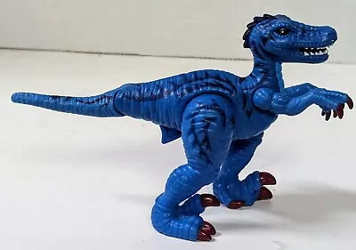 Mattel 2006 Imaginext Shreds Blue Raptor 5 Inch Dinosaur Collectible Toy • $4.99