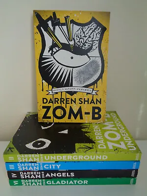 5 X DARREN SHAN Zom-B Fantasy Book Bundle (S&S 2012-2014) (#163) • £5.99