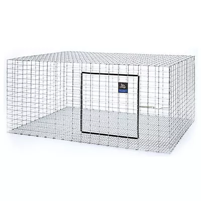 Little Giant Wire Rabbit Hutch Pet Lodge With Galvanized Body And Door Guards • $103.99