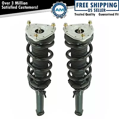 Loaded Quick Complete Shock Strut Spring Mount Assembly Pair 2pc Front RWD • $172.99