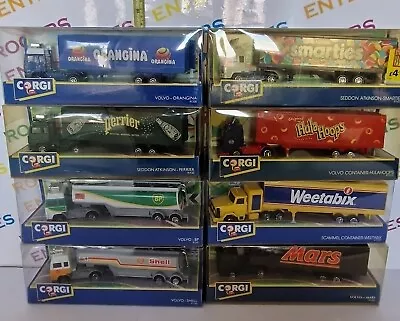 Joblot 8 Vintage Corgi Trucks/tankers Mars Smarties Bp Shell Weetabix Hula Hoops • $82.10