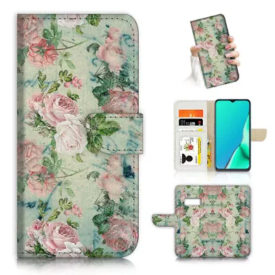 ( For Samsung S7 ) Wallet Flip Case Cover AJ24304 Vintage Flower • $12.99