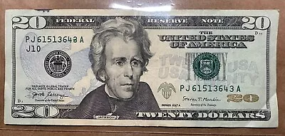 Ink Smear Error $20 Bill • $38