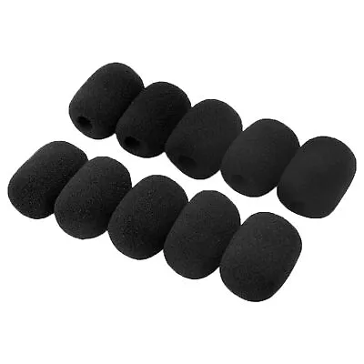 10pcs Mini-Headset Microphone Sponge Foam Windscreen Replacement Mic Cover New • $8