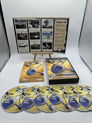 X-PLANE 9 Flight Simulator Game • PC DVD-ROM (6 Disc Set - 2009) With MANUAL • $30