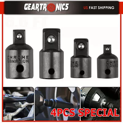 3/8  To 1/4  1/2 Inch Drive Ratchet SOCKET ADAPTER REDUCER Air Impact Kit X4 • $5.49