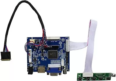 HDMI VGA 2AV LVDs Controller Board 40Pin For 10.1  1024x600 LTN101NT02 B101AW06  • $48.43