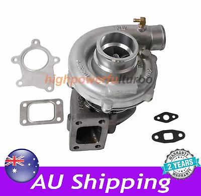 T3 T4 T04E Turbo Turbocharger .57 A/R 1.5L To 2.5L 400HP 5 Bolt Flange Universal • $200.99