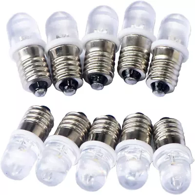 10pcs E10 Screw DC12V Warm White Spot Led Bulb Light (DC12V Warm White) • $15.79