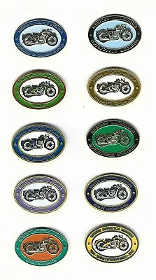 £5.95 • Buy 10 Motorcycle Charity Pin Badges - Priced For All 10 Badges - Multi-buy