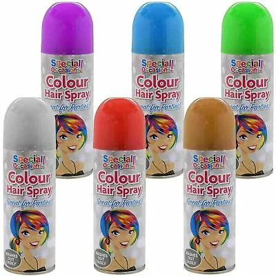 Colour Hair Spray Easy Temporary Wash Out Hair Colour • £6.95