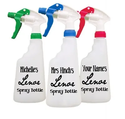 £2.49 • Buy Mrs H, Vinyl Decal Stickers For Spray Bottle Zoflora Lenor Cleaning