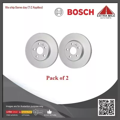 2X Bosch Brake Disc Rotors Front For Mazda RX-7 III (FD) Coupe 1.3 - PBR947 • $107.96