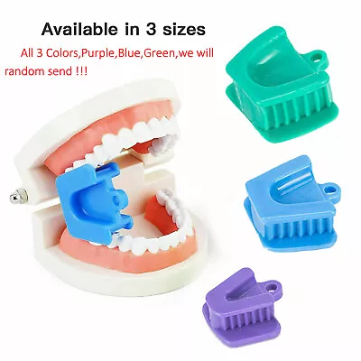 5-100PCS Dental Silicone Mouth Prop Bite Blocks Latex Free Cheek Retractor L/M/S • $8.27