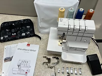 Elna EXtend 864 Air Threading Serger Overlocker Sewing Machine • $975