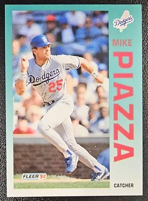 1992 Fleer Update Mike Piazza Rookie Rc Baseball Card #u-92 Nm+ *ycc* • $28