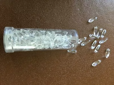£2.25 • Buy Gutermann Glass Teardrop 3mm And 5mm And Drop Beads 10mm X 18mm And 12mm X 21mm
