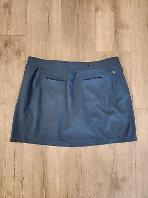 Kuhl Freeflex Koal Grey Skort Skirt Shorts Women's Size Xl  • $29.99