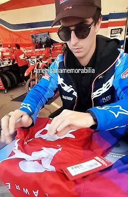 2024 HUNTER LAWRENCE Monster Energy Supercross Signed HONDA Alpine Stars Jersey • $280