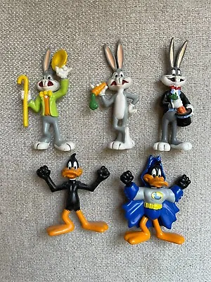 Lot Of 4 Vintage 1980's Applause Looney Tunes Pvc Figures Bugs Bunny Daffy Duck • $19.99