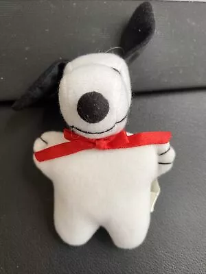 Vintage 1968 Snoopy Plush 5” Stuffed Animal With Red Ribbon Bow Collar Peanuts • $8.05