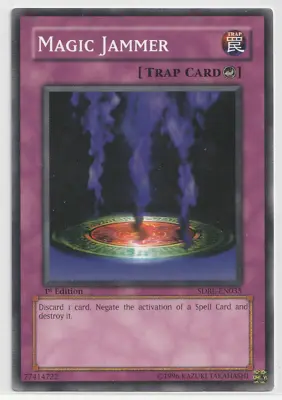 Magic Jammer Yu-Gi-Oh! TCG SDRL-EN035 Rise Of The Dragon Lords SD 1st Edition • $0.99