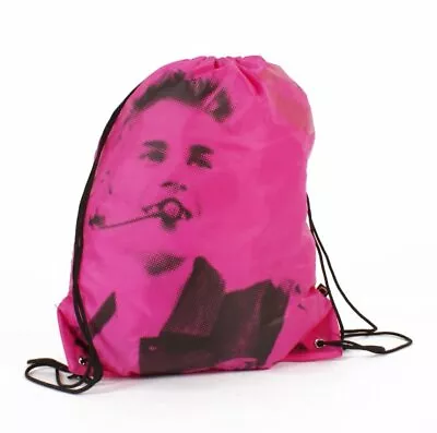 £6.99 • Buy Childrens Girls Pink Justin Bieber Drawstring Gym Swimming Kit Gym Trainer  Bag 