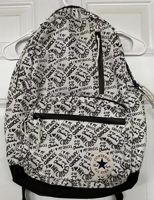 Converse Go Backpack White & Black  Bag All Star  Back To School ❤️ My Chucks • $25