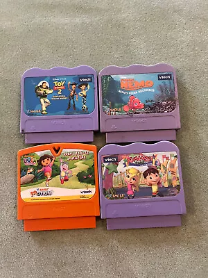 Lot Of 4 VTech V Smile & Motion Game Learning System Cartridges • $18