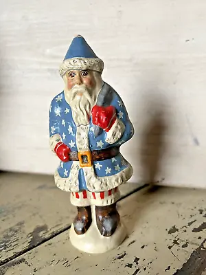 $129.99 • Buy Vaillancourt Folk Art 2002 Santa #754 - Christmas Holiday Santa Claus FREE SHIP