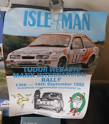 1988   Isle Of Man Manx International Rally Posters • £4.99