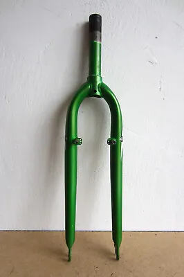Spinner Retro MTB Fork - 1998 - Butted Cro-Mo - Threaded - Green (FK 092) • £40