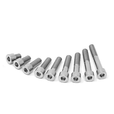 M7 X 10 15 20 25 30 35 40 45 50 Titanium 1.0 Cap Allan Head Ti Bolt Screw Packs • £3.42