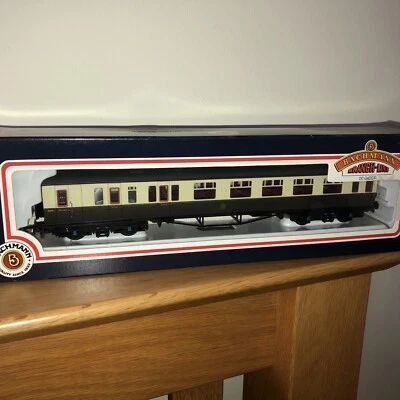 £30 • Buy Bachmann 34-076 Collett 60’ 1st/3rd Brake Chocolate/cream GWR S-button