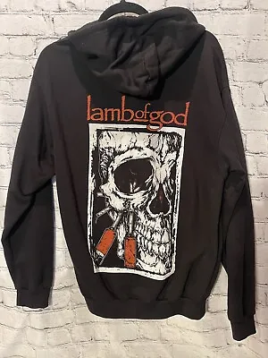 Lamb Of God Heavy Metal Band Zip Hoodie Sweatshirt Medium NWOT • $59.99