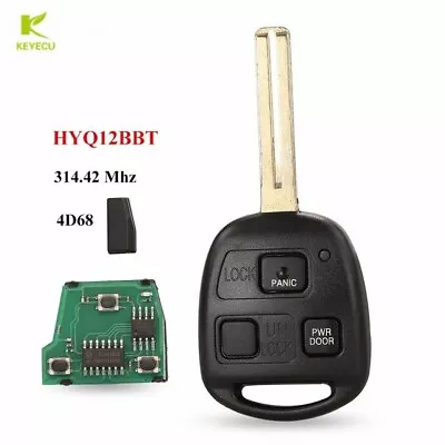 $14.37 • Buy Replacement Remote Key Fob For Lexus 2004 2005 2006 RX330 2007 2008 2009 RX350