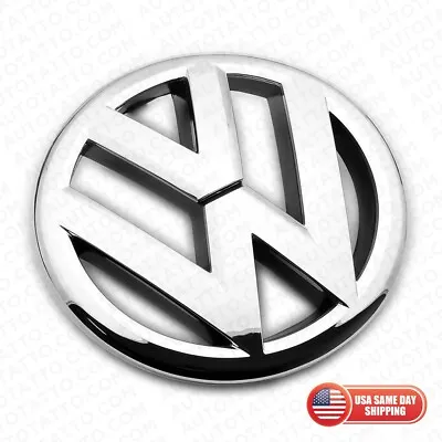 $29.99 • Buy 2011-2014 VW Jetta-Sedan MK6 Volkswagen Front Grille Chrome Badge Logo Emblem