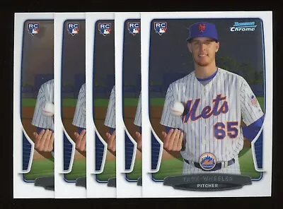 LOT 5X ZACH WHEELER RC Rookie 2013 Bowman Chrome #49 PHILLIES • $0.99