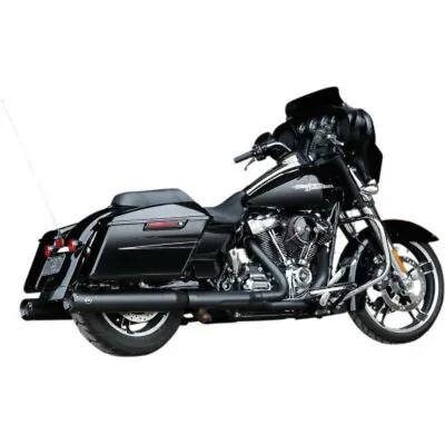S&S 4.5  Black GNX Slip-On Megaphone Mufflers Pipes Exhaust Harley Touring M8 • $512.95