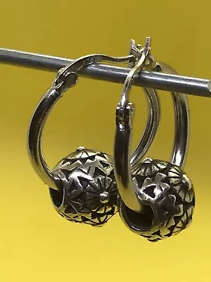 Trollbeads Sterling Silver Bead Earrings • $111.90