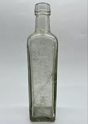 £11.95 • Buy Antique Vintage Glass Bottle Camp Coffee & Chicory Patterson's Glasgow