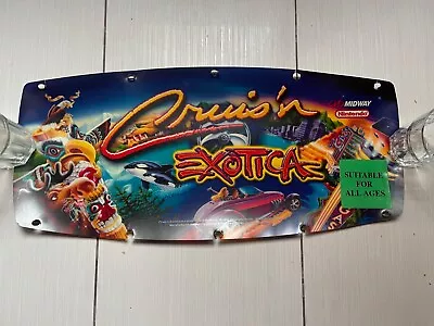 Midway Cruisin Exotica Marquee/Header From Dedicated Original Cabinet • $24.95