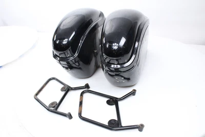 $135.20 • Buy Yamaha Left Right Saddlebag Brackets NO KEY Yamaha XVS650 V-Star Classic 98-09 X