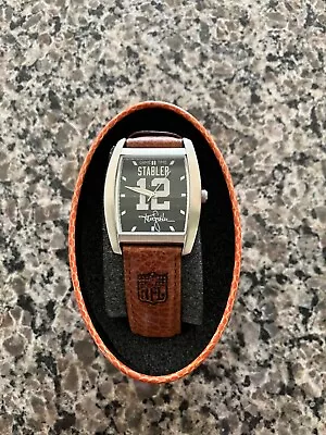 Vintage Ken Stabler  Snake  Oakland Raiders Nfl Watch With Collector Box • $169