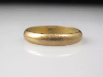 Baby Ring Child Band Estate Vintage Plain Band 10K • $69