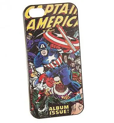 Retro Marvel Comics Captain America Phone Case Iphone 5 Brand New Great Gift • £8.99