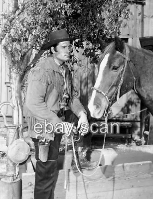 Clint Walker Of Cheyenne With Horse    8x10 Photo 22 • $14.99