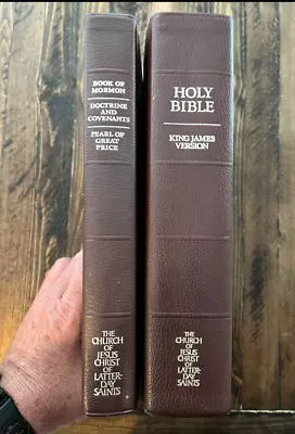 Church Employee Edition Scriptures 1981/82 Flexible Leather LDS Mormon • $39.99